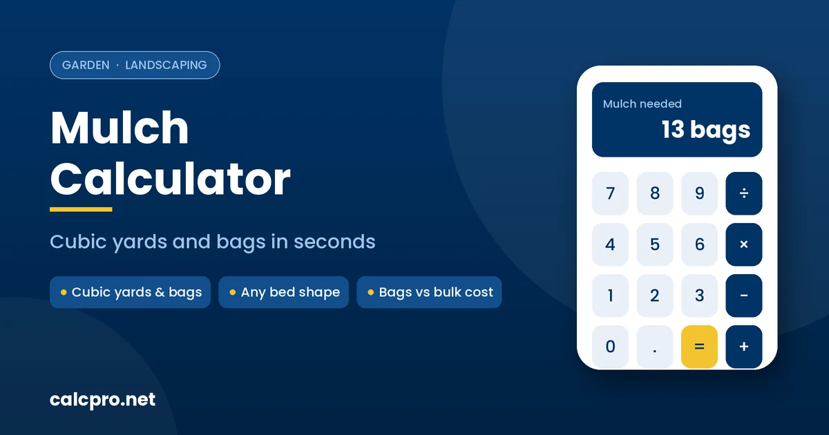 Mulch calculator